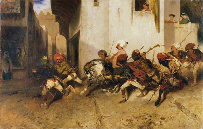 Alexandre - Gabriel Decamps, La pattuglia turca, The Wallace Collection, Londra